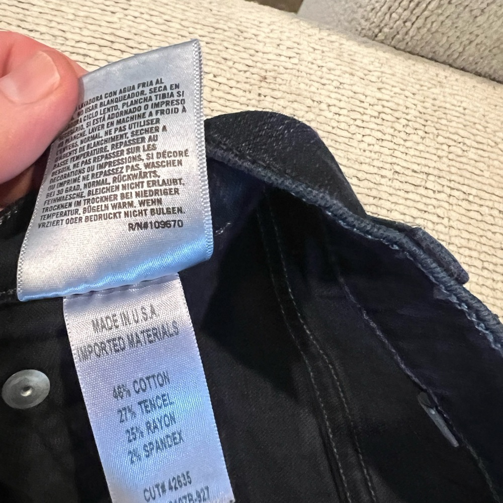 Citizen of Humanity-Gage Classic Straight Jeans- Color: Hyde/Dark Indigo - Picture 5 of 7